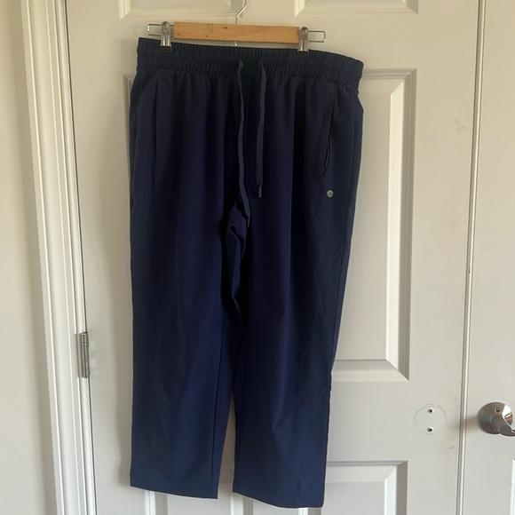 Apana Size Large navy blue pull on lounge pants - Picture 1 of 7